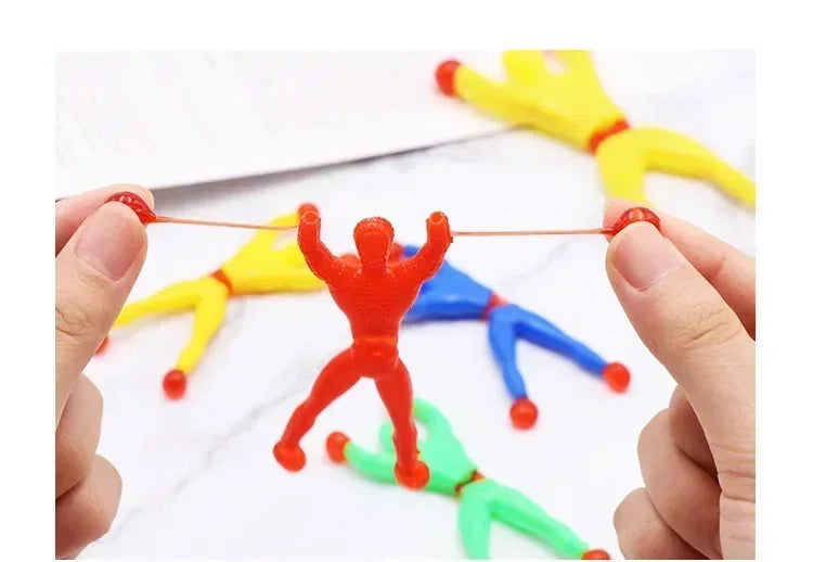 5-50 Pcs/set 9cm Sticky Toy Window Men With Sticky Hand Toys Color Plastic Suitable Feet For Adult