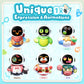 Eiliko Aquamarine – Tiny AI Charm Robot with Voice Chat, Emotional Responses, Themed Body Swap, Outfit-Matching, Perfect Companion for Couples, Best Friends & Kids