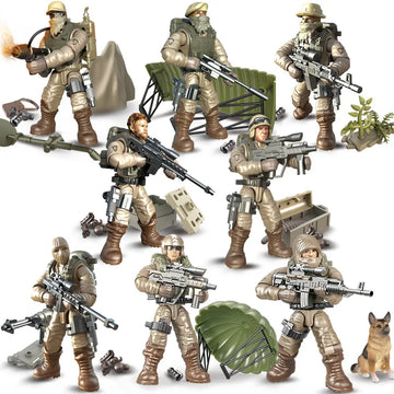 World War Army Military Soldiers SAWT Soldiers Special Force DIY Model Building Blocks Bricks Children'S Toys