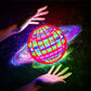 2FFlying Ball, Automatic Spinning Ball LED Dazzling Lights, Floating Magic, Fan UFO Flying Machine, Toy Gift, Game, Sports Ball