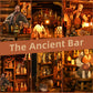 Book Nook Kit Sean's Bar DIY Wooden Puzzle Whiskey Bar Beer Bar Bookshelf Dollhouse Model Bookend Building Home Decoration