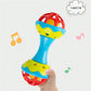1pc random color Toddler Double-headed Hand Rattles Soothing Hand Grip Rattles Toys Baby Rattle Baby Nibbling Toys Baby Toys 0 -