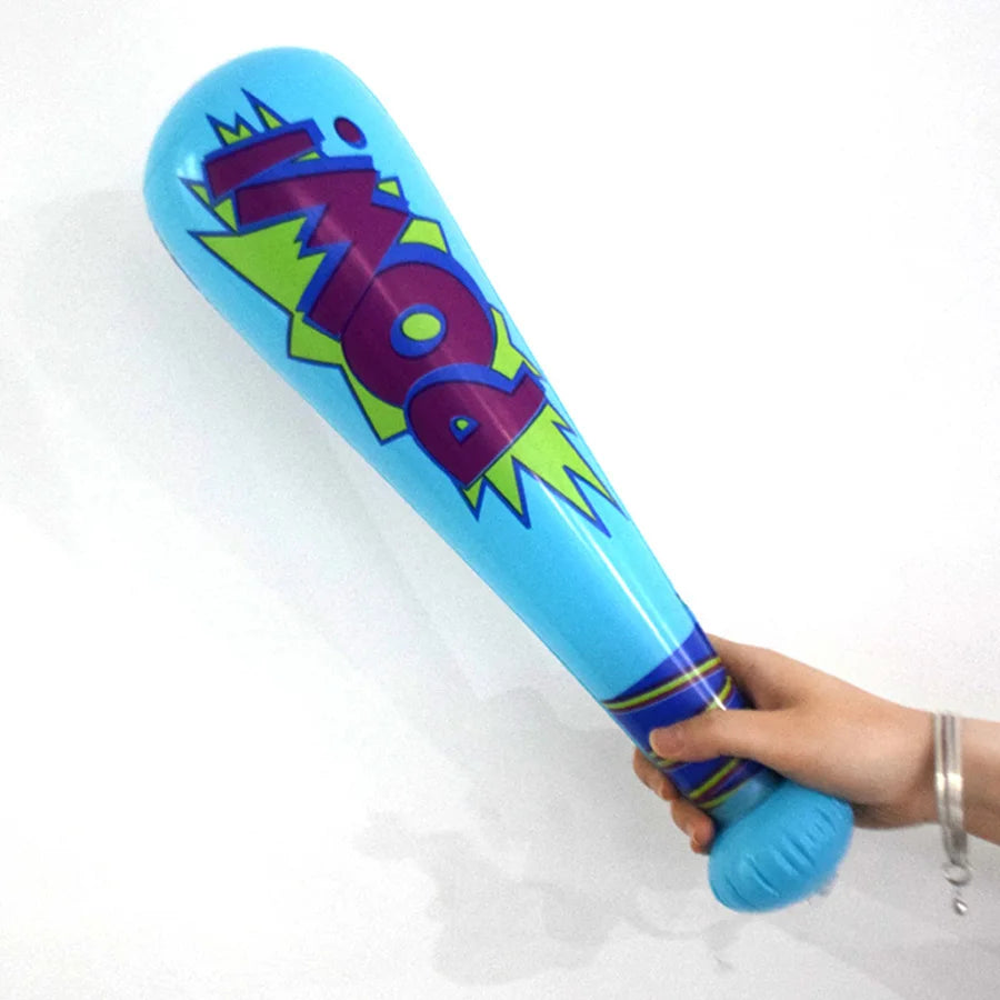 12pcs Inflatable Cartoon Baseball Bat POW Inflatable Stick Party Water Game Toys Gift