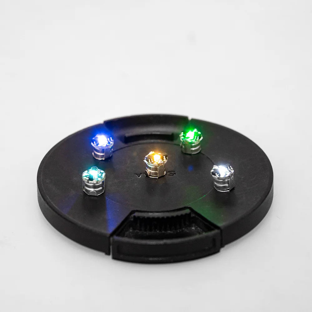 3pcs Mini Magnetic Control Led Lamp Wireless Light Diy Model Making Toys for Robots/Airplane Model/Cars/Diorama with Batteries