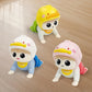 1PC Crawling Doll Baby Toy with Music, Aged 0-1, Learning Crawling Guidance and Head Up Training