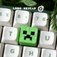 Square Shape My World Series Pixel Style Personalized Mechanical Keyboard Diy Decoration Keycap Game Periphery Custom Edition