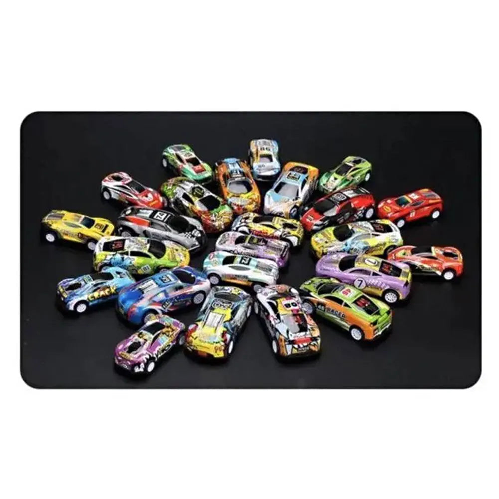20/30/50Pcs Mini Car Set Inertia Pull Back Cars for Boys Plastic Vehicle Model Collection Toys Birthday New Year Gifts for Kids
