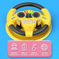 Kids Steering Wheel Toy - Backseat Pretend Play with Lights & Music - Fun Preschool Driving Simulator Gift for Toddlers