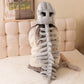 75/115CM Plush Cartoon Skeleton Headgear Halloween Costume Plush Toy Purple Green Black Gray White Pink Dinosaur Bone Funny Doll