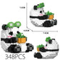 Creative DIY Assemable Animal Cute MINI Chinese Style Animal Panda Building Block Educational Boy Toys For Children Model Bricks