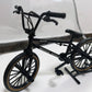 1:8 Mini Model Alloy Bicycle Diecast Decoration Metal Mountain Finger Black Bike Simulation Collection Gifts Toys for Boys