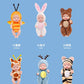 6Pcs Reborn Doll Kit Toy Simulation Princess Dolls Toy Mini Cute Sleeping Baby with Clothes Accessories Birthday Gift for Kids