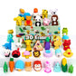 Joyfy 36 Pcs 3D Erasers Food Animals Erasers Bulk Fun & Cute Erasers for Pencil Desk Pets Classroom Prize Birthday Party Favors