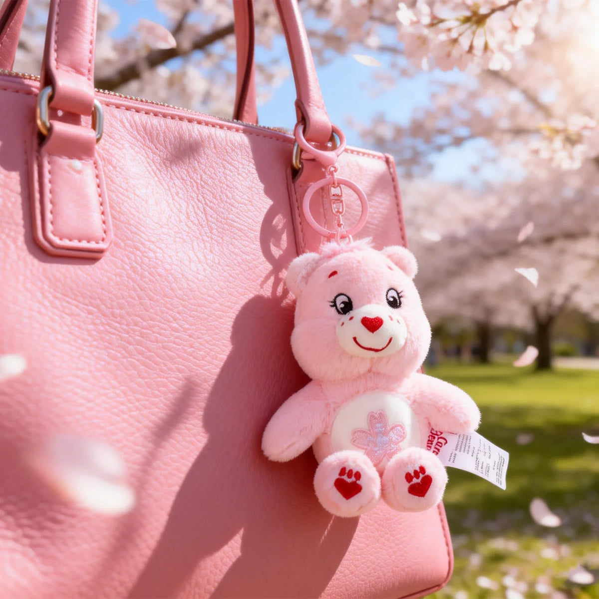 Care Bears Plush Toy Kawaii Squeak Sound Keychain 15cm Pendant Cute Cartoon Keychain Bag Luggage Decor Holiday Birthday Gift