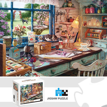 1000 Pieces After Long Year Jigsaw Puzzles for Adults Home Decor Games Family Fun Floor Puzzles Educational Toys
