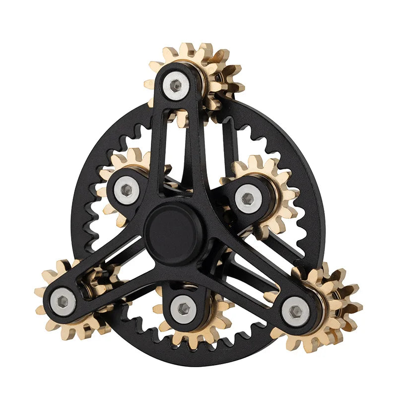Mini EDC Gear Alloy Spinner Sprockets Gear Chain Gyro Delicateness Fidget Decompression Ring Toy Stress Relief Toys
