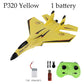 Parkten 2.4G 2CH Glider RC Ariplane P320 Fixed Wing Fighter Aircra Hand Throwing Foam Outdoor Toys For Boys Birthday Gift