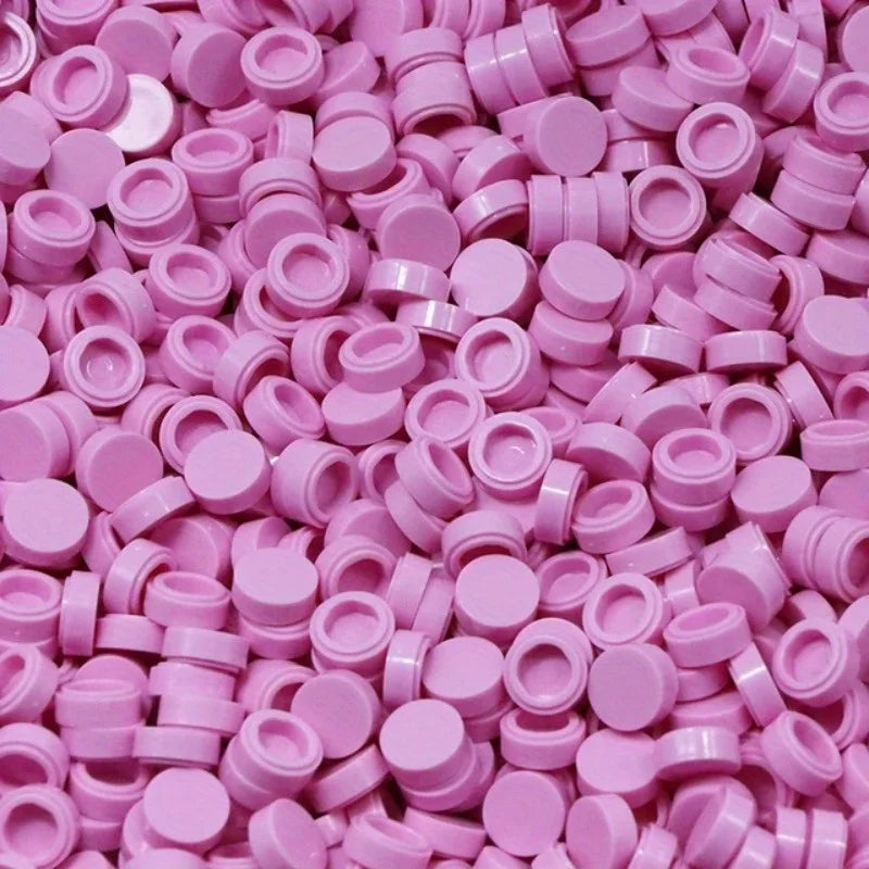 200pcs/lot Tile 1x1 Round Special Brick Building Block Small Particle Bulk Bricks Parts Diy Toy