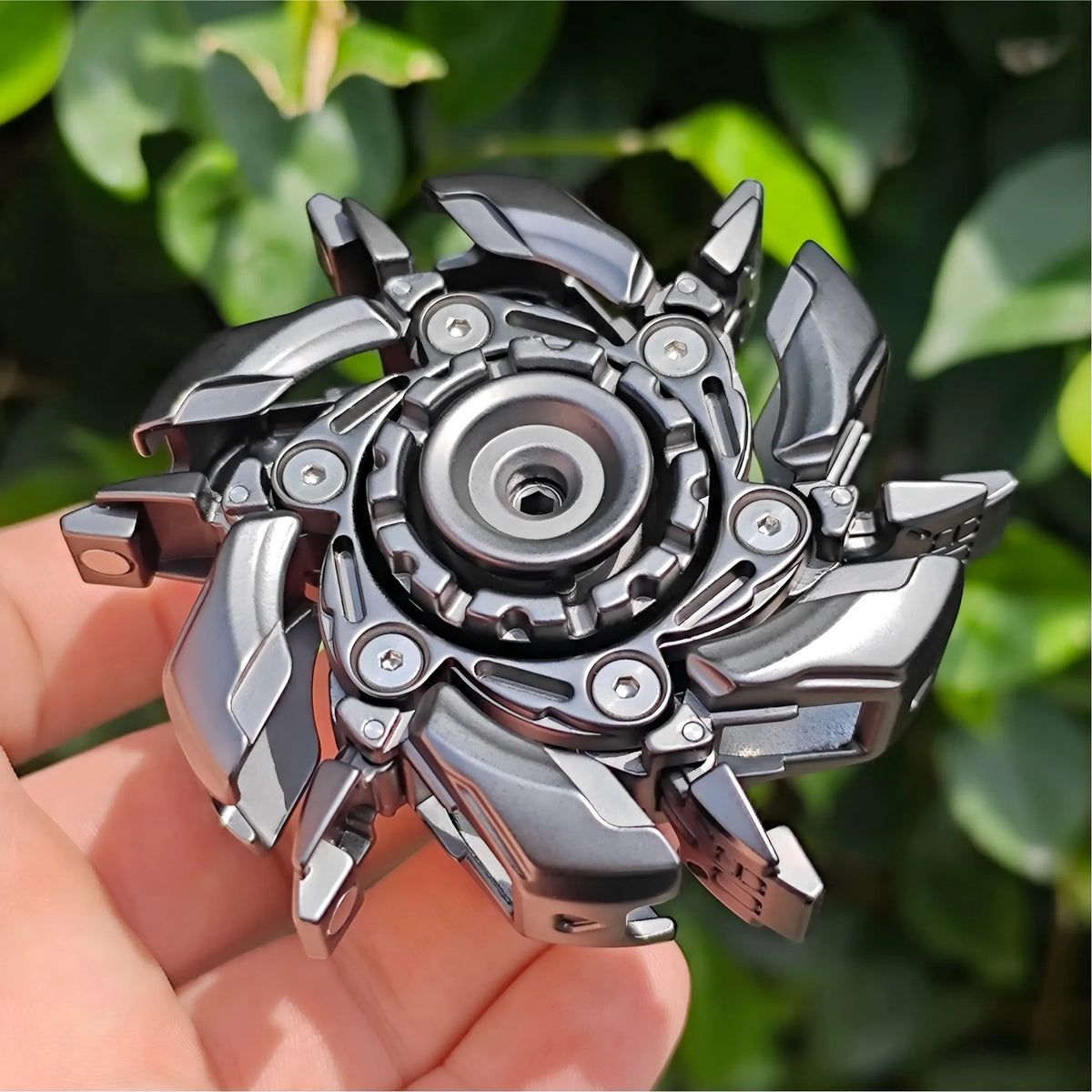 EDC Fidget Sliders Fidget Toys Stress Relief For Adults Magnetic Metal Irritable Mood Buster Open Armor Spinning TopFidget Toys