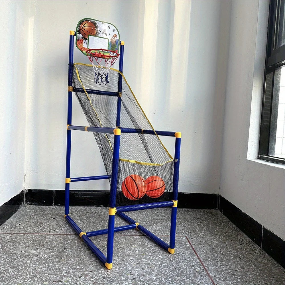Arcade Basketball Game Set Indoor Outdoor Dual Play, Easy Setup with Pump & Balls, Kids Holiday Birthday Gift