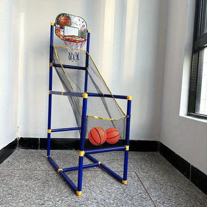 Arcade Basketball Game Set Indoor Outdoor Dual Play, Easy Setup with Pump & Balls, Kids Holiday Birthday Gift
