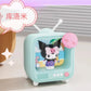 kawaii Sanrio Character TV Channel Series Luminous Night Light Toys Anime Kuromi Cinnamoroll HelloKitty Girls Desktop Ornaments