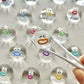 1-20pcs Mini Cute Transparent Fidget Small Silicone Emotion Fidget Poppers Sensory Fidget Toys Soft Funny Stress Relieving Toys