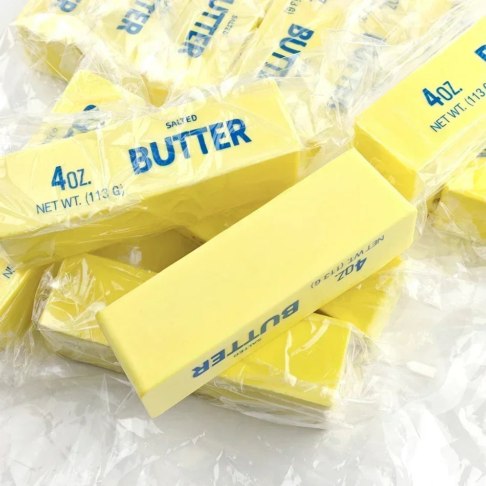 1QS Butter Stick Squishy Toy Slow Rising Squeeze Toy Butter Bar Brick Squishy Fidget Toy Anti Stress Release Hand Relax Toy Gift