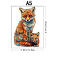 Warm Fox Family Wooden Puzzle Creative Variety Of Special Shapes Creative Gifts For Boys And Girls Birthday Gifts For Adults