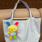 Japanese Cute Usahana 10cm Colorful Plush Toy Pendant Cartoon Doll Keychain Backpack Decoration Doll Toy Gift