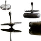 Water Drop Hand-Twisted Fingertip Gyro Stainless Steel Metal Desktop Magical Gyro Toy Children's Rotating Decompression Toy