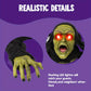 Outside Zombie Groundbreaker Halloween Decoration Outdoor Halloween Zombie Decor with Sound and Flashing Eyes Scary Groundbreaker for Yard Lawn Graveyard Decorations