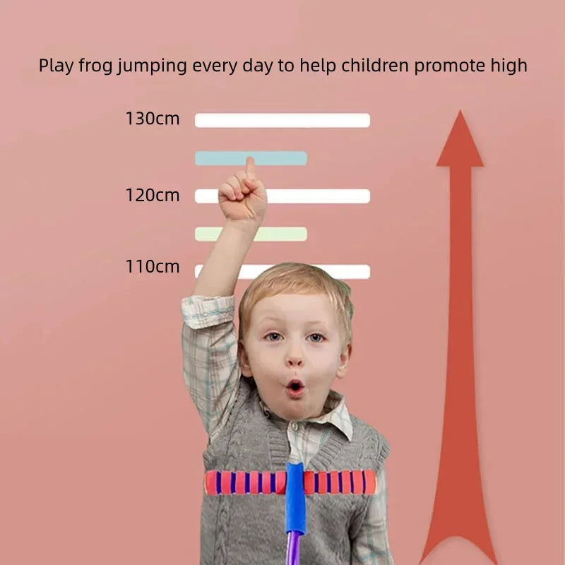 Frog Jumping Balance Toy Kids Grow Taller Outdoor Exercise Fitness Gross Motor Skills Educational Toy for Children