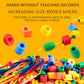 Beaded Diy Handmade Puzzle Wearing Beads Building Blocks EarlyEducation Geometry Shape Bracelet Toy