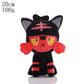 Adorably Litten Plush Toy Anime Pokemon Stuffed Doll Kawaii Cartoon Toys Hobbies Room Docor Xmas Gifts Birthday Present For Kids