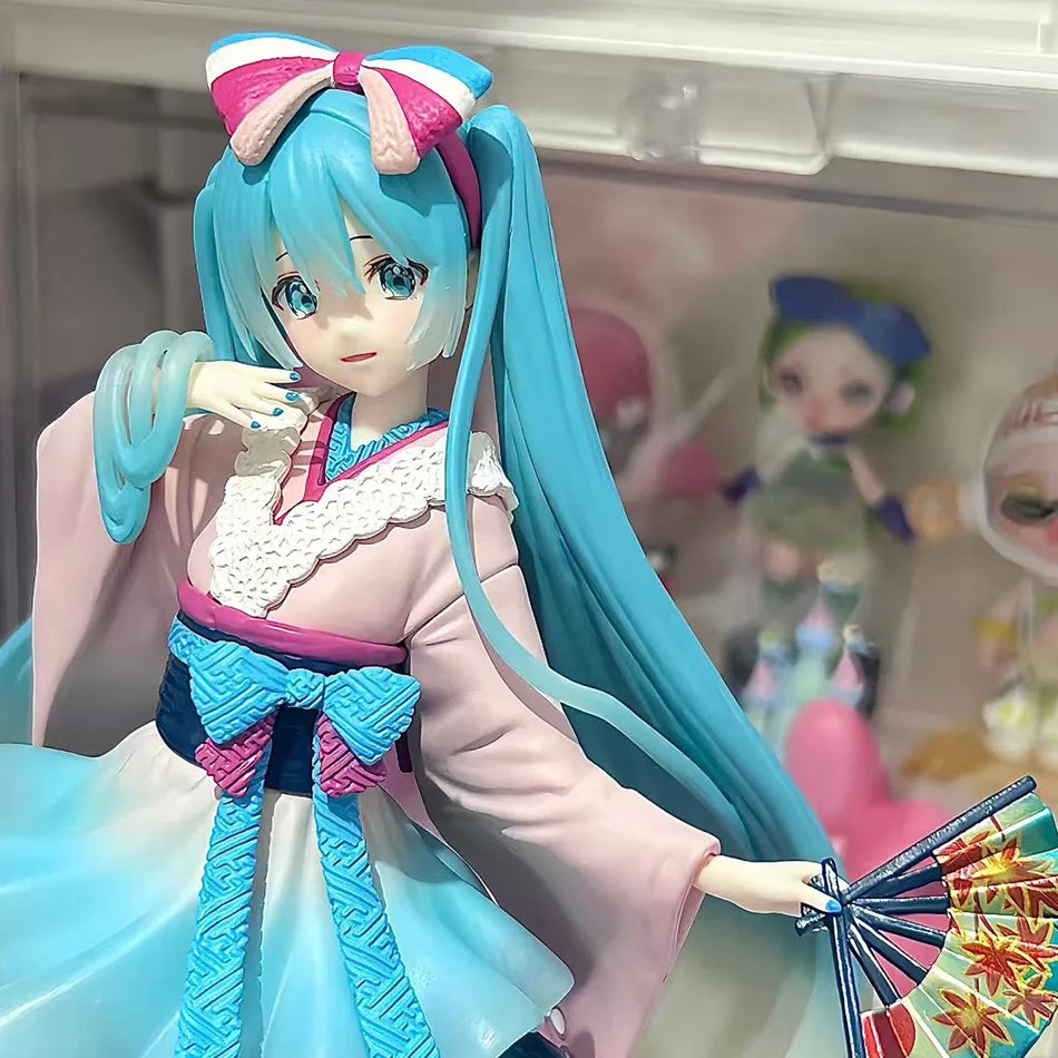 Hatsune Miku Anime Figurine - Cute Action PVC Toy Desktop Collection Gift - Standing & Sitting Posture Series