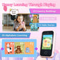 Kids Smart Phone Camera Toy Phone 40+ Games Touch Screen Learning Toy For 3-12 Year Old Boys Girls MP3 Player Birthday Gifts