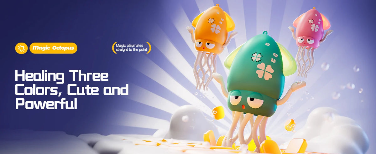 Electric Dancing Octopus Toy Animal Figurine Moving Walking Collectible for Kids And Collectors