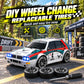 ZNLYRION RC Car Drifting Race Car 1:24 Scale 4 Wheel Drive 20km/h Adjustable High/Low Speed With Spare Drift Tires LED Headlight Taillight RC Toy For Boys Adult