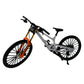 1:8 Scale Die-Cast Alloy Downhill MTB Mini Model Full Suspension Bike Collectible Desktop Decor Gift For Cycling Hobby Fans