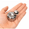 Adult Desktop Stress Relief Metal Fidget Toy Decompression Hypnosis Rotary Gyro Fingertip Toy Kinetic Round Spinner  Gift