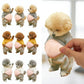 2/3PCS Shiba Inu Teddy Dog Belly Stickers Cute Puppy Wearing Outfit Silicone Self-Adhesive Stress Relief For Home Decor & Phone