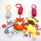Newborn Baby Sensory Hanging Rattles Soft Early Learning Toys Kids Plush Stroller Infant Car Bed Crib with Teether for Toddlers