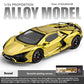 1:24 Lamborghini Revuelto Spray Plating Version With Water Spray, Fog Effect Realistic Simulation Alloy Model Boy Gift