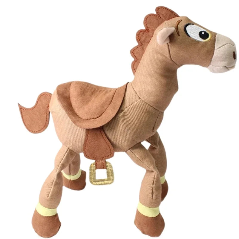 New Cartoon Horse Stuffed Plush Doll 25cm Cute Animal Soft Plush Toy Desktop Ornament Perfect Birthday Holiday Gift For Girls