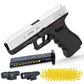 2026.SAFE SOFT BULLET TOY BLASTER PISTOL WITH MAGAZINE AND BALLS, PERFECT FOR OUTDOOR SHOOTING GAME AND KIDS GIFT
