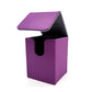 Upgraded PU Leather Trading Card Deck Box - Side-Loading Storage Case for Card Protection, Portable & Versatile