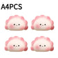 Cute Dumpling Squishies Slow Rising Fidget Sensory Toy Kawaii Steam Bun Stress Relief Squeeze Toy for Kids Adults Gift