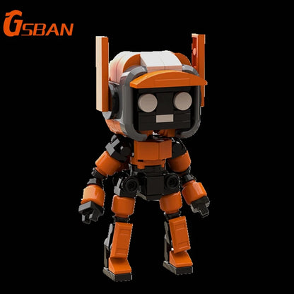GSBAN MOC K-VRC Love-Death-Robot 3 Faces 155PCS Bricks Animation Smart Future Robots Model Building Blocks Toys for