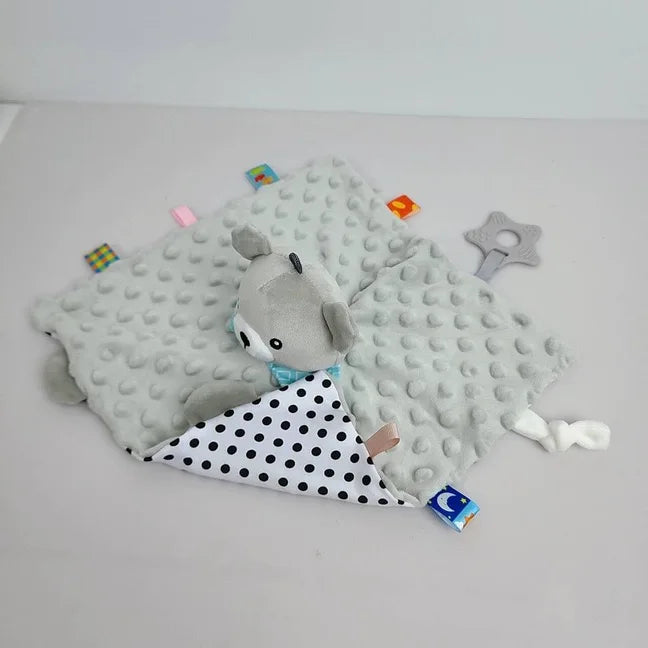 Elephant Baby Comforter Blanket Soft Appease Towel Baby Rattle Animals Toys Soothe Reassure Sleeping Towel Lathe Hang Toddler